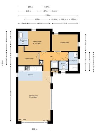 Plattegrond - Zeedijk 24-204, 4504 PN Nieuwvliet - FotoXperience-Woningfotografie-Appartement - 2D.jpg